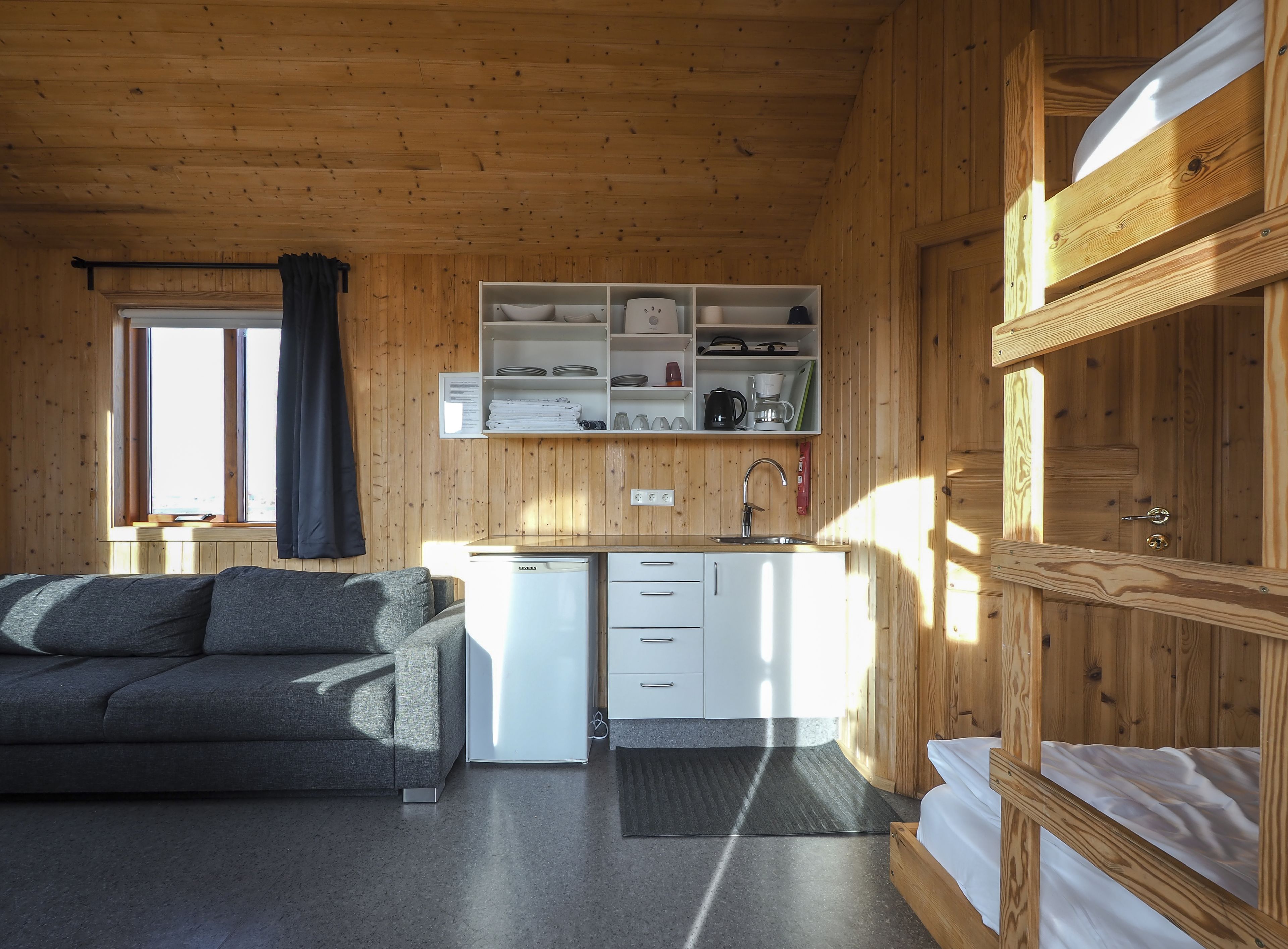 Family Cabin, 1 Bedroom, Mountain View | Private kitchenette | Fridge, microwave, stovetop, coffee/tea maker