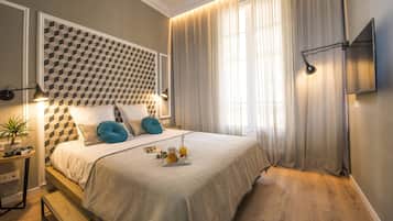 Minibar, in-room safe, blackout drapes, soundproofing