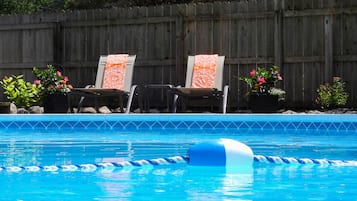 Indoor pool, seasonal outdoor pool