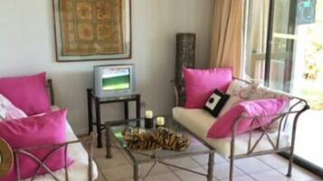 Comfort-huoneisto | Olohuone | Televisio, DVD-soitin