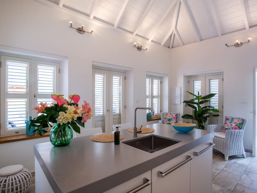 Luxurious monumental suite with private terrace and private pool. | Private kitchen