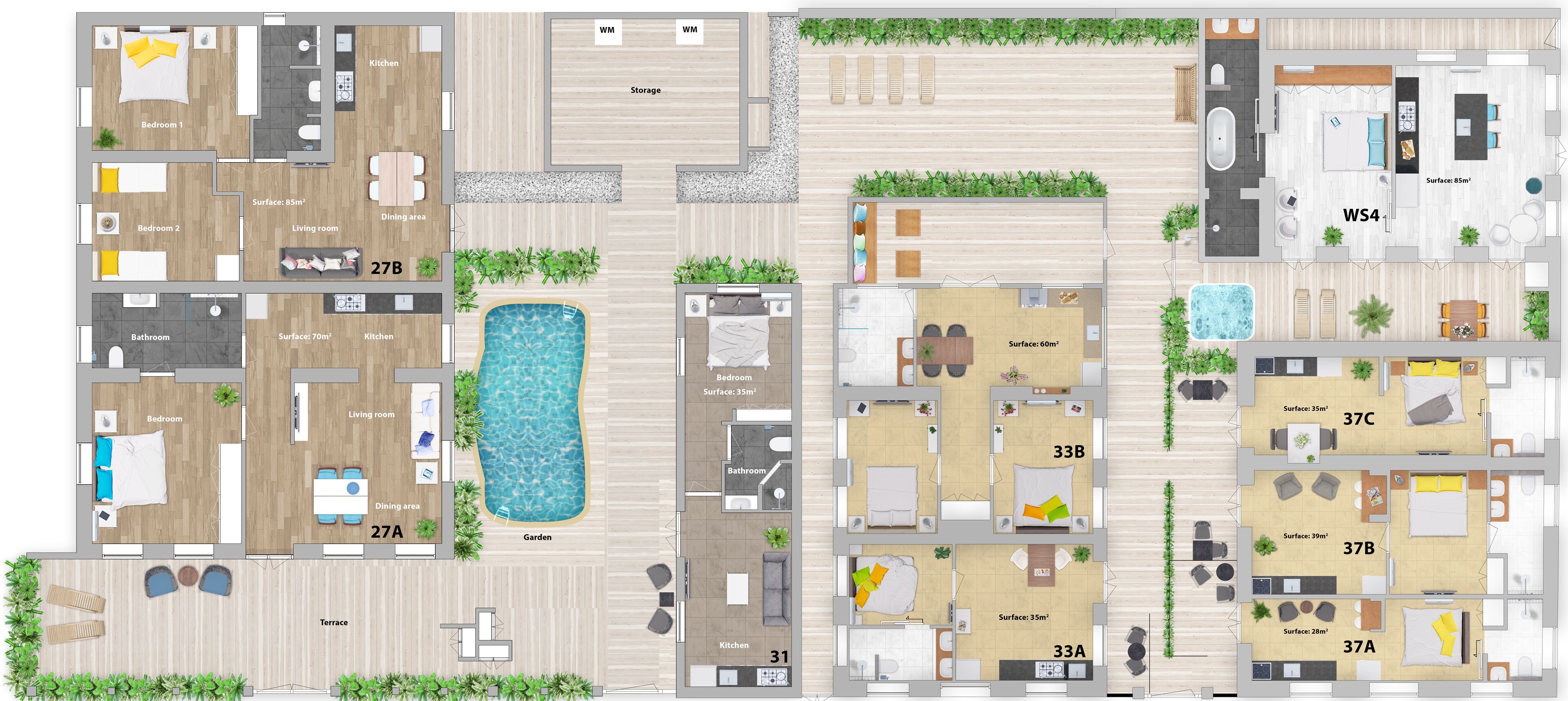 1 bedroom, premium bedding, in-room safe, individually decorated