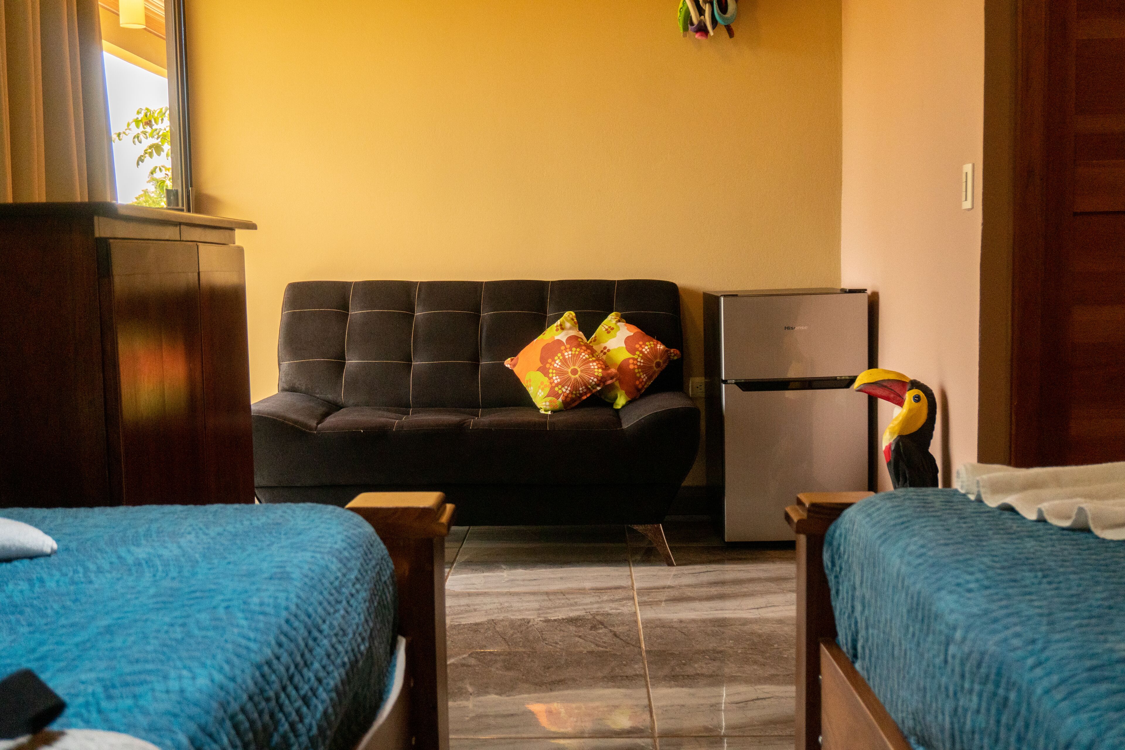 superior triple room, 1 bedroom, mountain view | 1 bedroom, in-room safe, individually decorated, individually furnished