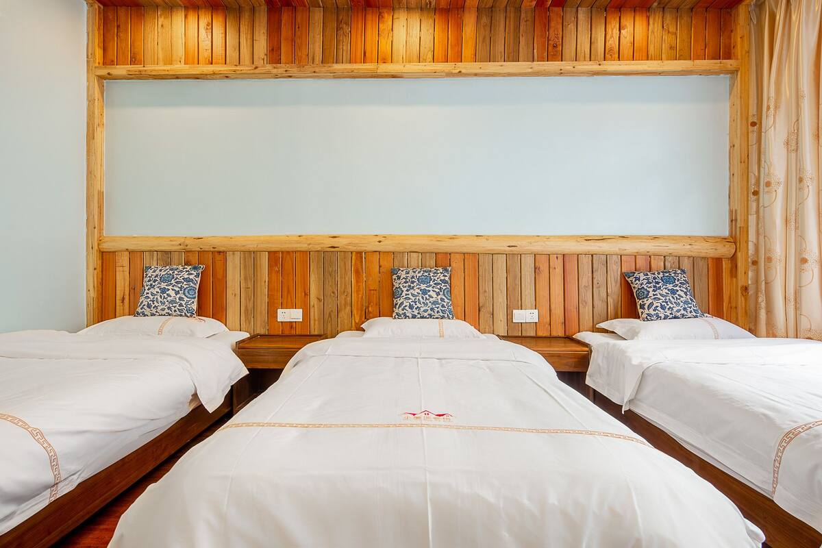 Tremannsrom | Skrivebord, blendingsgardiner og wi-fi (inkludert)