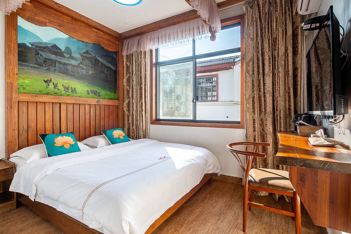 Dobbeltrom – standard (with View) | Skrivebord, blendingsgardiner og wi-fi (inkludert)