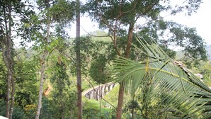 A lush green landscape with a bridge in the background. - 9 Arch View Rest Inn (Ella)