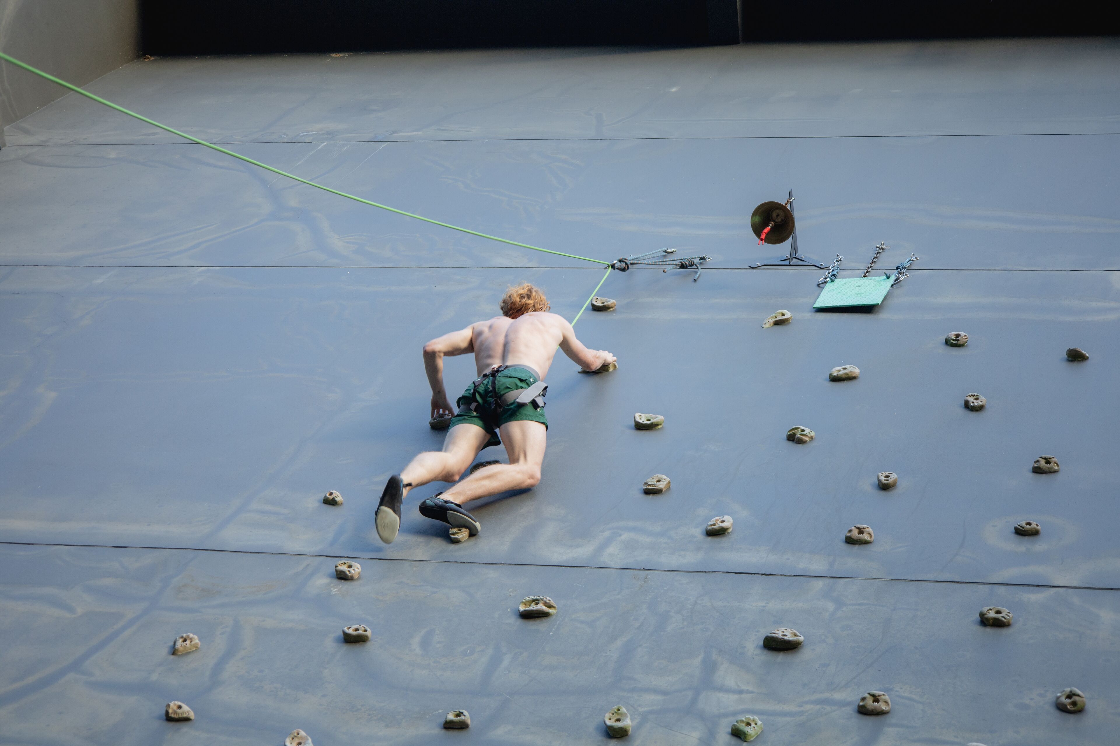 rock climbing wall – indoor