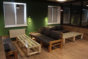 Sala de estar en el lobby