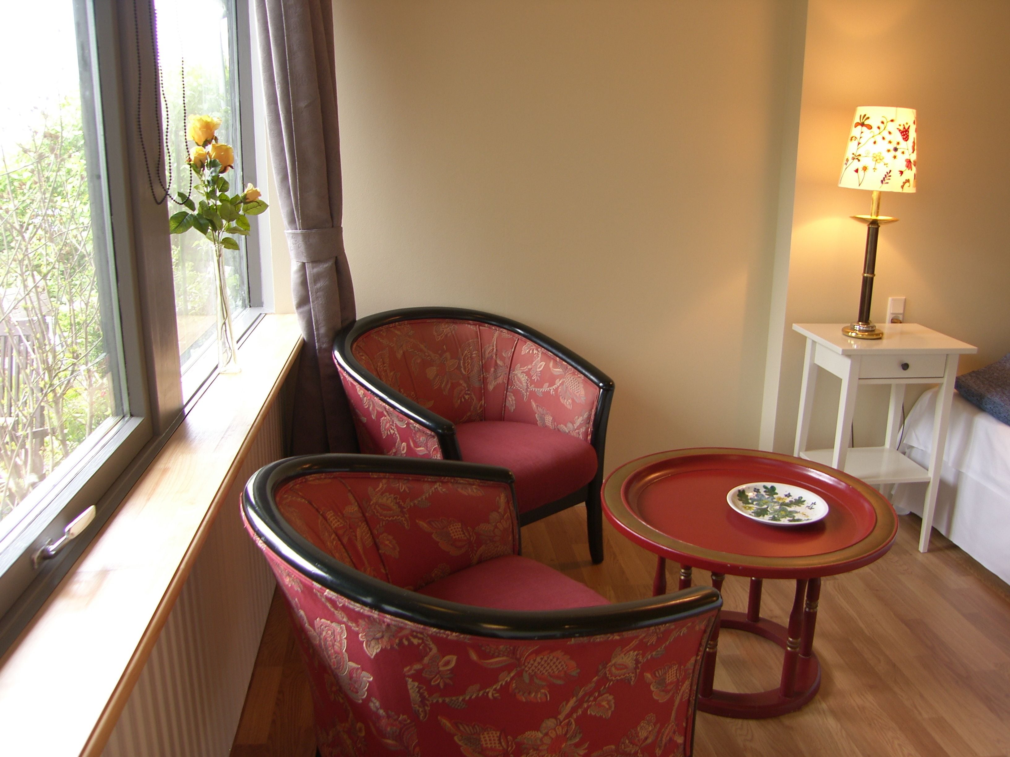 Chambre Double, salle de bains privée, vue jardin | Équipements de la chambre