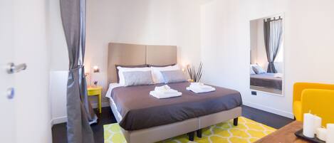 Familieleilighet, 2 soverom | 1 soverom, strykejern/-brett, barnesenger og wi-fi (inkludert)