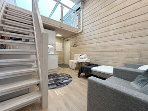 Classic-huvila, sauna | Yksityinen keittiö | Jääkaappi, mikroaaltouuni, kahvin-/teenkeitin