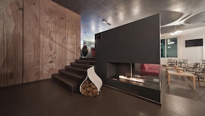 Sitteområde i lobbyen