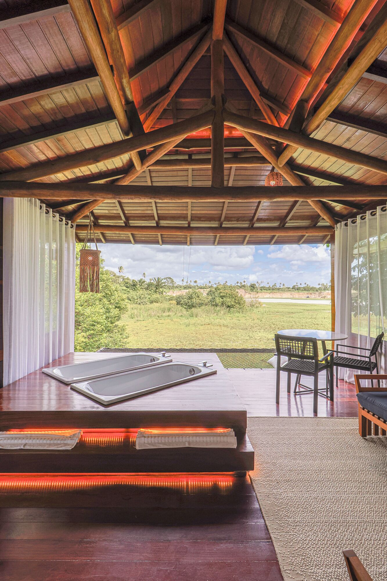 Exclusive Cabin, Lake View | Minibar, desk, laptop workspace, blackout drapes