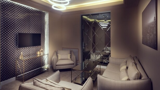 Junior Suite | Ruang tamu | TV 