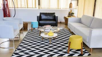 Sala de estar en el lobby