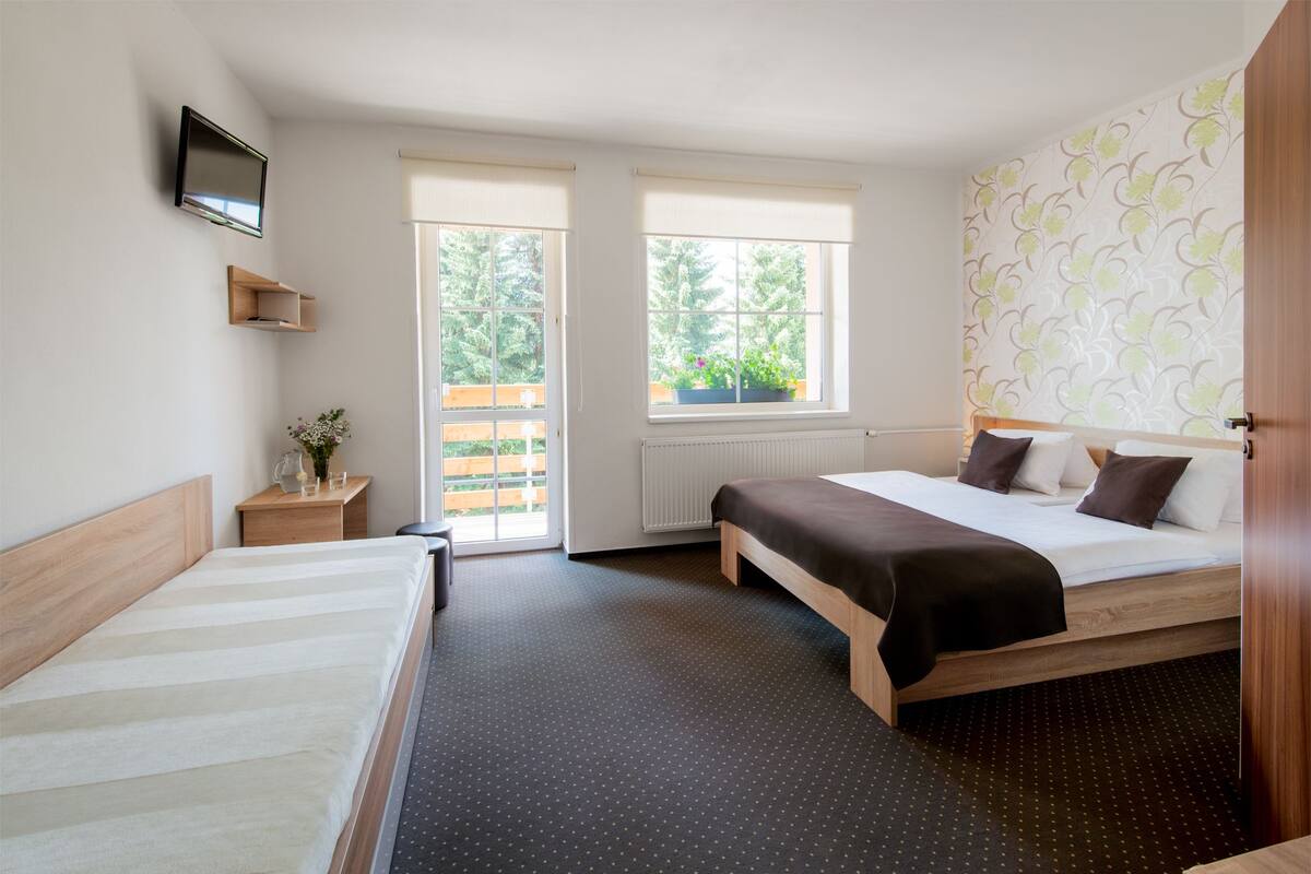 Chambre Triple Standard, balcon