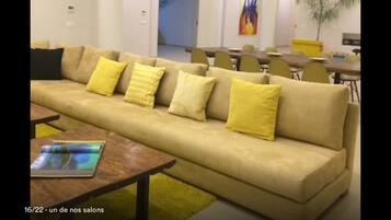 Luxury Villa, 5 Bedrooms | Living area | Flat-screen TV, DVD player