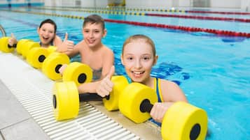 Indoor pool, seasonal outdoor pool, free cabanas, pool umbrellas