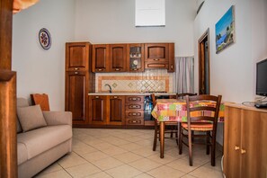 Apartment, Terrace, Partial Sea View | Living area