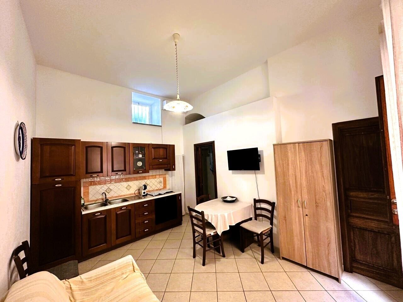 Apartment, Terrace, Partial Sea View | Private kitchen | Full-size fridge, stovetop, espresso maker, coffee/tea maker