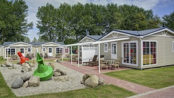 Comfort Mobile Home, 1 Double Bed, Kitchen | Resort view