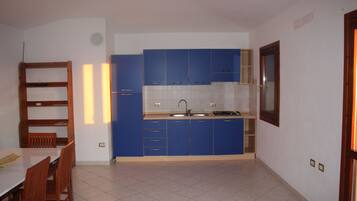 Apartment, 2 Bedrooms | Private kitchen | Fridge, espresso maker, cookware/dishes/utensils