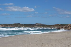 Blick von der Unterkunft