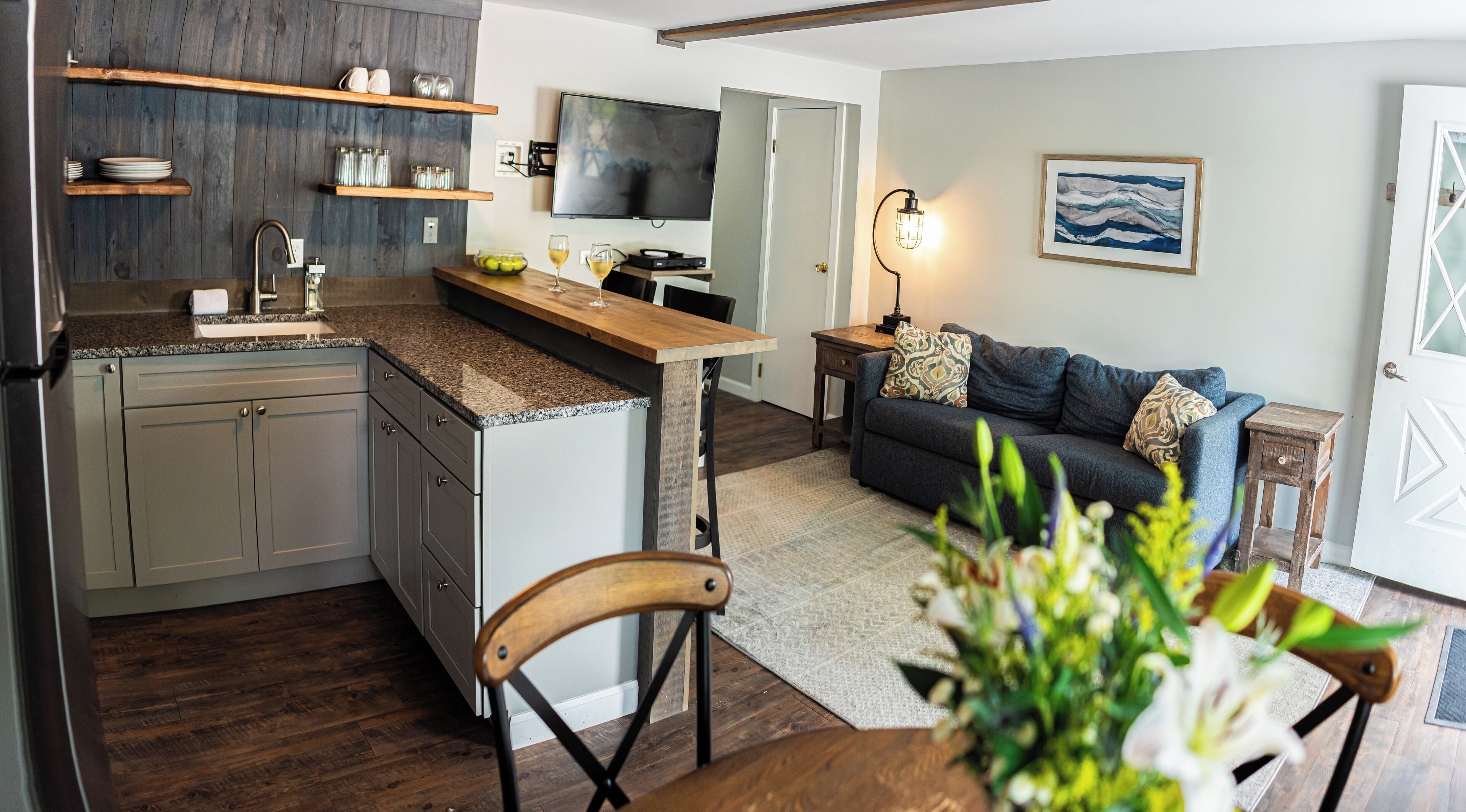 Apartment, 1 Schlafzimmer | Wohnbereich | Flachbildfernseher