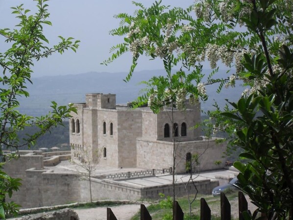 Blick von der Unterkunft