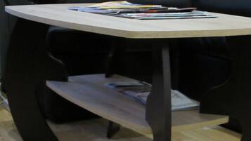 Chambre Double Standard, salle de bains commune | Coin séjour