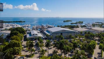 Blick von der Unterkunft