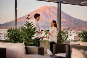 Couples dining