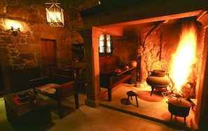 Fireplace - Rusticae Fervenza Casa Grande & Restaurant (O Corgo)