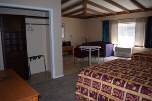Standard Room, 2 Queen Beds | Desk, rollaway beds (surcharge), WiFi, bed sheets