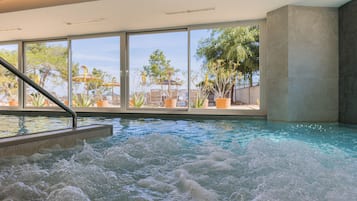 Sauna, hot tub, body treatments, facials, massage/treatment rooms