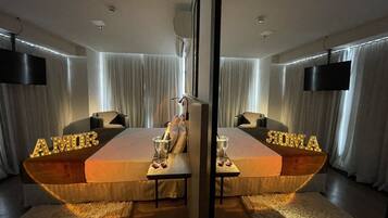 Quarto | Roupas de cama premium, frigobar, cofres nos quartos, escrivaninha