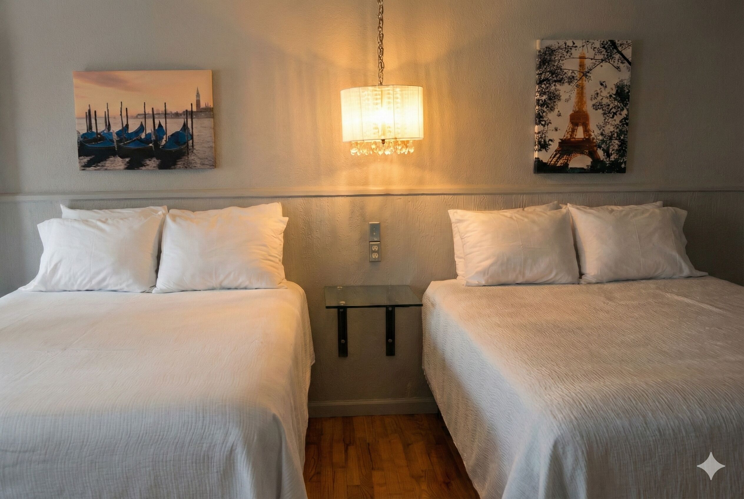 Double Room, 2 Queen Beds, Courtyard Area