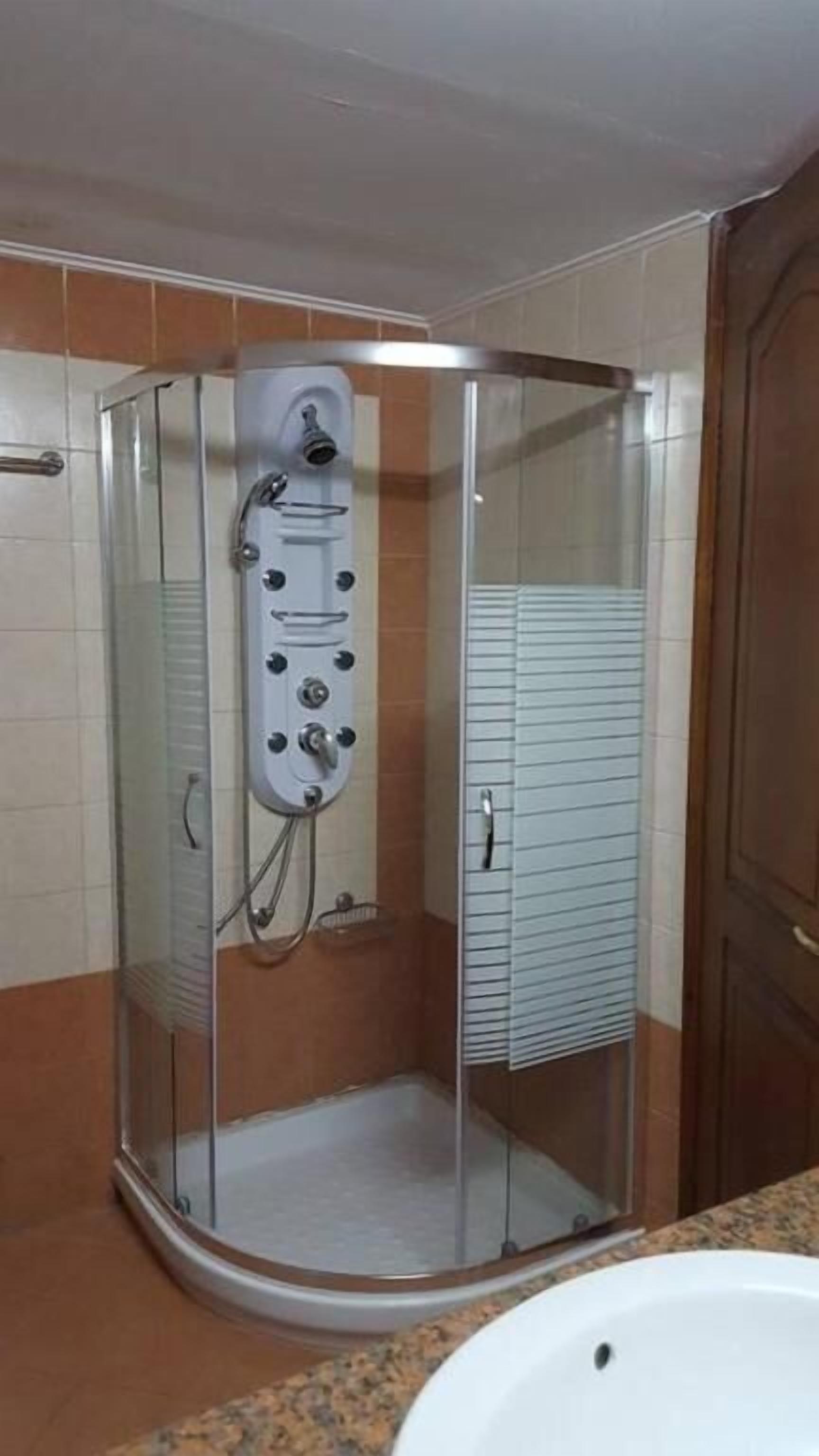 free toiletries, hair dryer, towels