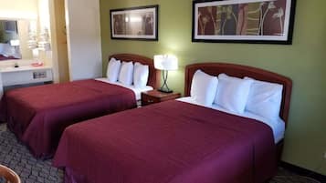 Standard Room, 2 Queen Beds | Premium bedding, desk, free WiFi