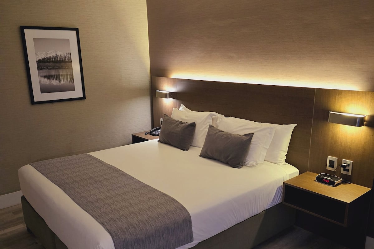 Habitación estándar | Ropa de cama de alta calidad y caja de seguridad en la habitación