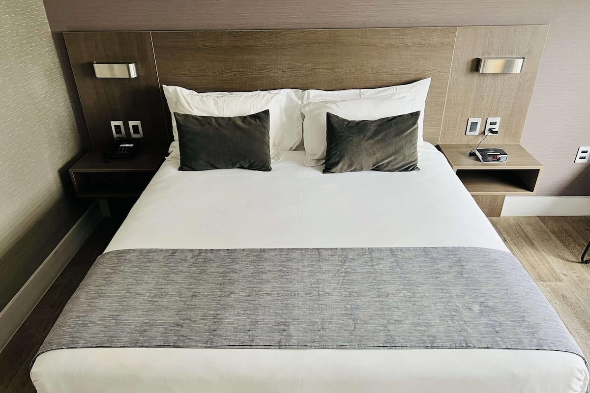 Chambre, 1 très grand lit, non-fumeur | Coffre-fort, bureau, système d’insonorisation, fer et planche à repasser
