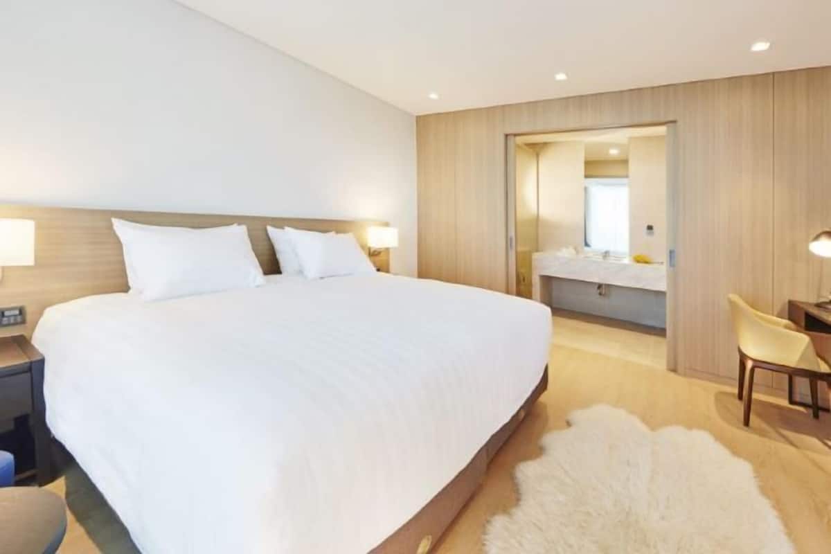 In-room safe, laptop workspace, blackout drapes, soundproofing