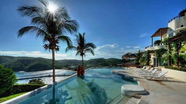 View from property - C. Punta Sta Cruz 2BR (Santa María Huatulco)