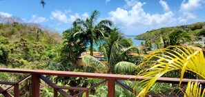 Udsigt fra overnatningsstedet