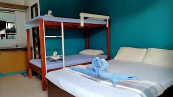 Free WiFi, bed sheets