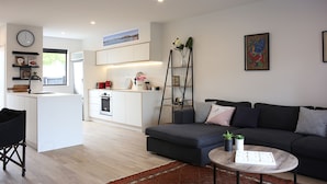 Apartment | Living area | Flat-screen TV - Enchanting Downtown Abode (Christchurch)