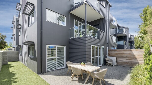 Central City Contemporary Apartment G02 | Terrace/patio - Central City Contemporary (Christchurch)