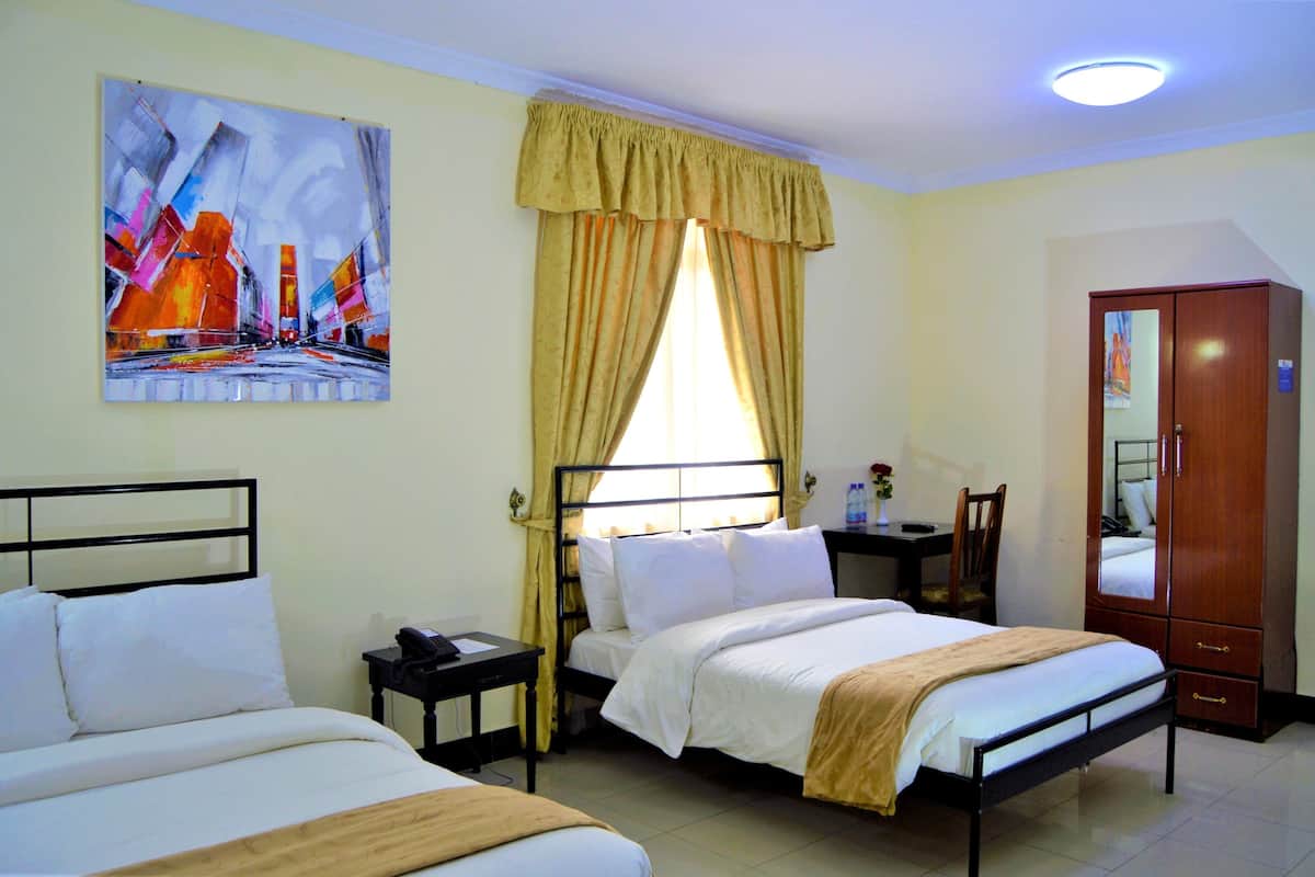 Desk, iron/ironing board, free WiFi, bed sheets