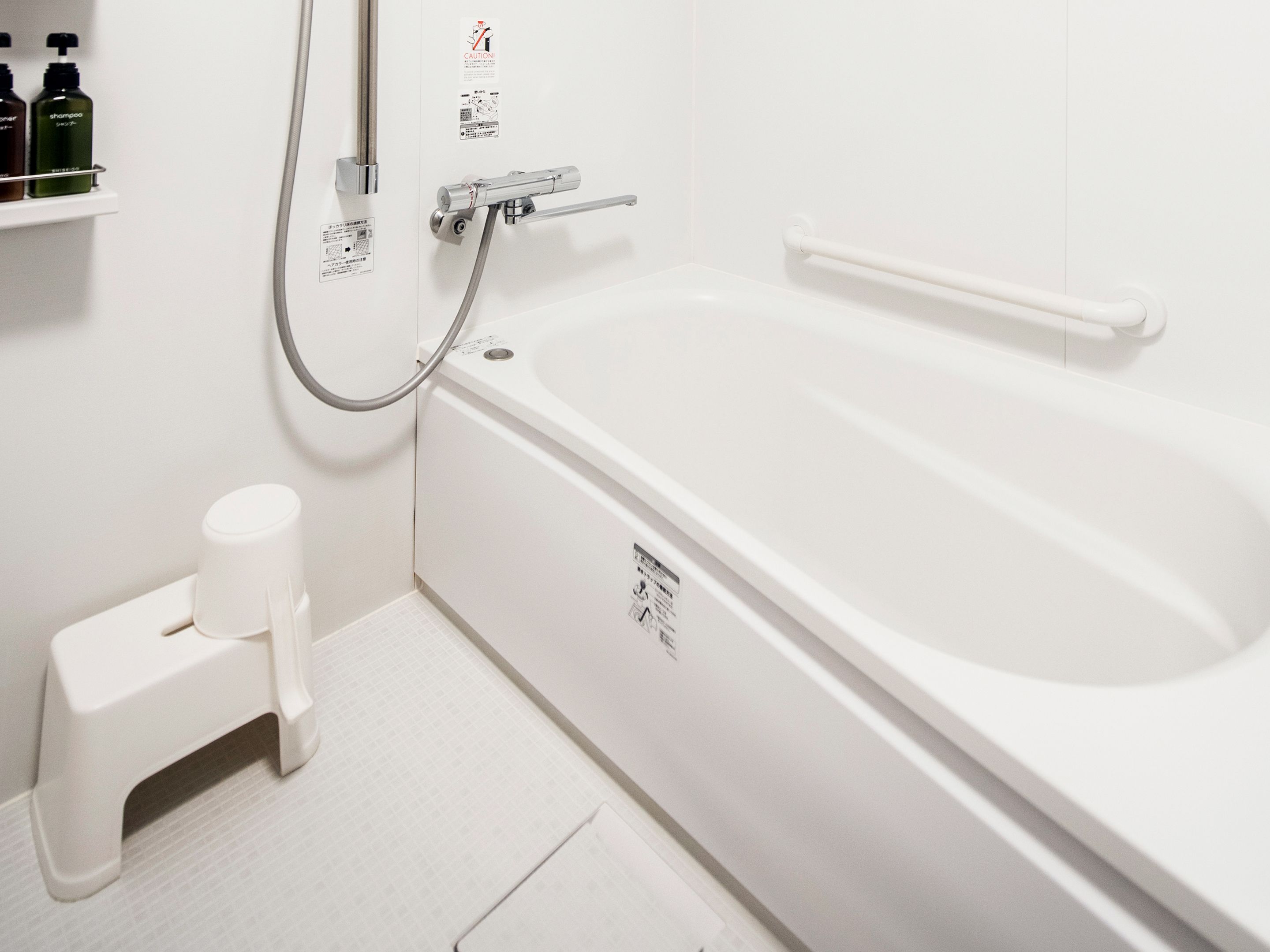 free toiletries, hair dryer, slippers, electronic bidet