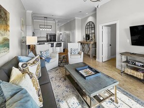 Appart'hôtel, 3 chambres | Salle de séjour